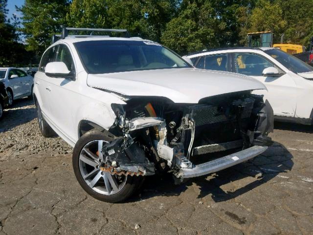 WA1LMAFE4ED008333 - 2014 AUDI Q7 PREMIUM WHITE photo 1