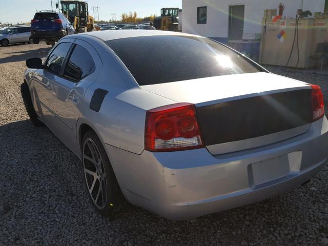 2B3CA3CV7AH309692 - 2010 DODGE CHARGER SX SILVER photo 3