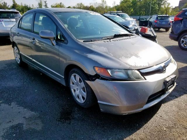 2HGFA15596H524884 - 2006 HONDA CIVIC LX GRAY photo 1