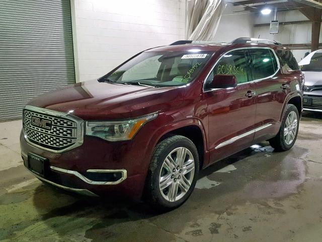 1GKKNXLS8JZ171743 - 2018 GMC ACADIA DEN RED photo 2