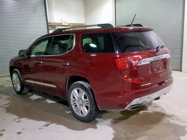 1GKKNXLS8JZ171743 - 2018 GMC ACADIA DEN RED photo 3