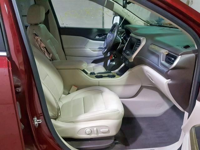 1GKKNXLS8JZ171743 - 2018 GMC ACADIA DEN RED photo 5