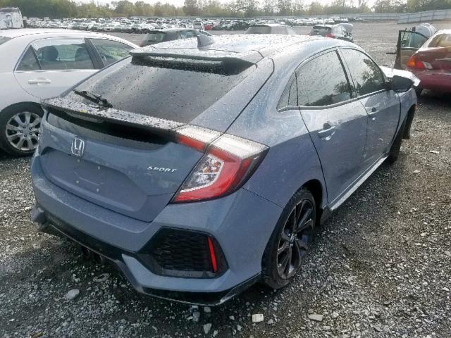 SHHFK7H48KU405305 - 2019 HONDA CIVIC SPOR GRAY photo 4