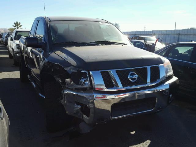 1N6AA0CC0CN330880 - 2012 NISSAN TITAN S BLACK photo 1