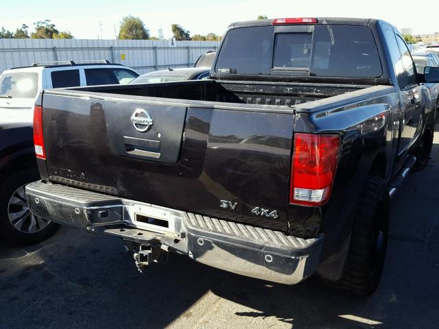 1N6AA0CC0CN330880 - 2012 NISSAN TITAN S BLACK photo 4