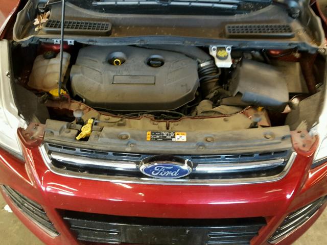 1FMCU9J93GUC92065 - 2016 FORD ESCAPE TIT RED photo 7