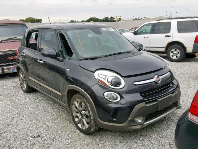 ZFBCFADH9EZ029410 - 2014 FIAT 500L TREKK GRAY photo 1