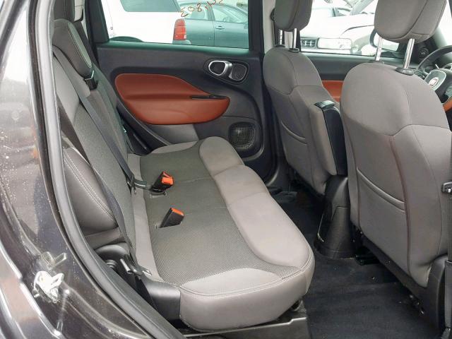 ZFBCFADH9EZ029410 - 2014 FIAT 500L TREKK GRAY photo 6