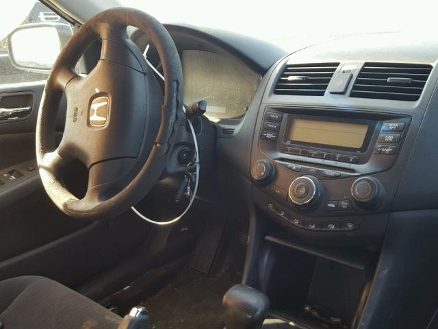 1HGCM56105A169422 - 2005 HONDA ACCORD DX GRAY photo 9