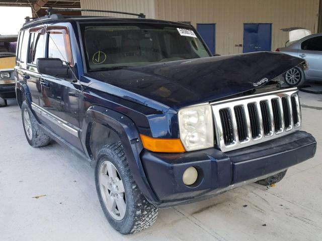 1J8HH58N76C107152 - 2006 JEEP COMMANDER BLUE photo 1