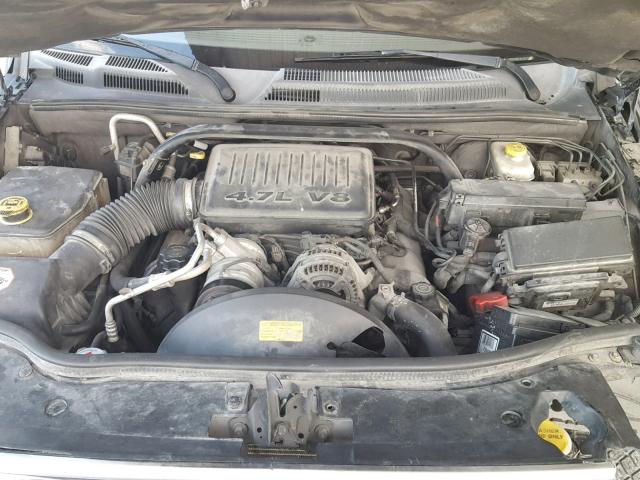 1J8HH58N76C107152 - 2006 JEEP COMMANDER BLUE photo 7