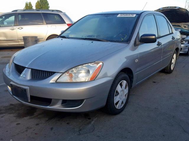 JA3AJ26E94U047931 - 2004 MITSUBISHI LANCER ES SILVER photo 2