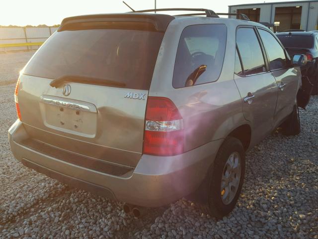 2HNYD18691H528813 - 2001 ACURA MDX TOURIN GOLD photo 4