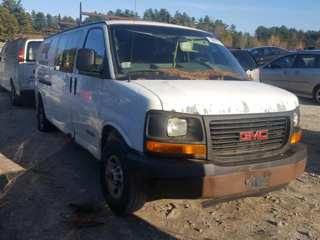 1GTHG39U351111987 - 2005 GMC SAVANA G35 WHITE photo 1