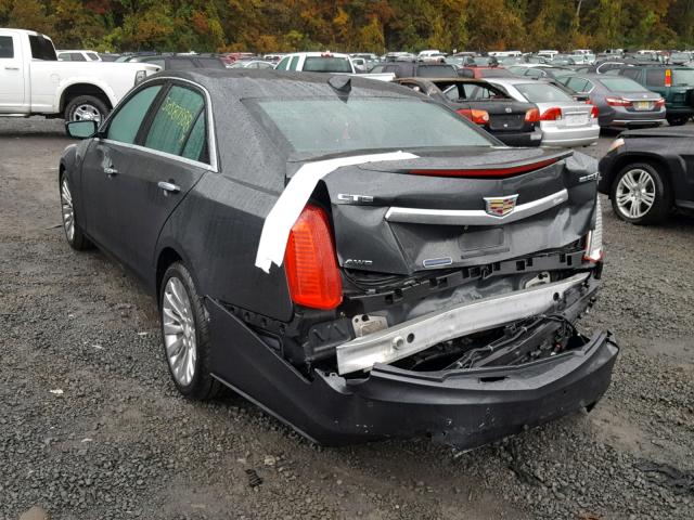 1G6AX5SX7H0142383 - 2017 CADILLAC CTS LUXURY GRAY photo 3