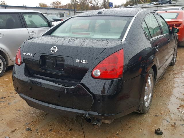 1N4BA41E97C816677 - 2007 NISSAN MAXIMA SE BLACK photo 4