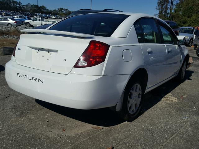 1G8AJ52F54Z203350 - 2004 SATURN ION LEVEL WHITE photo 4