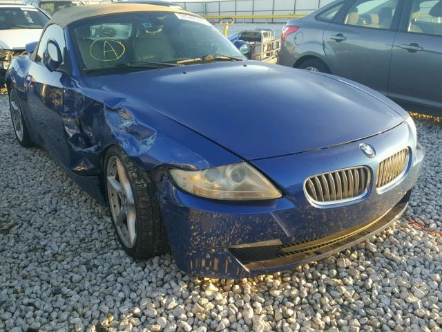 4USBU53596LX01008 - 2006 BMW Z4 3.0SI BLUE photo 1