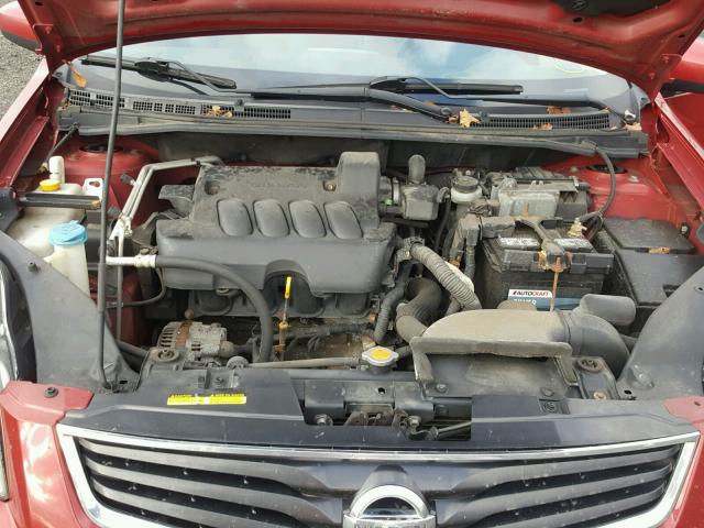 3N1AB6AP8AL639019 - 2010 NISSAN SENTRA 2.0 RED photo 7