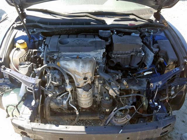 4T1BF3EK4BU622773 - 2011 TOYOTA CAMRY BASE BLUE photo 7