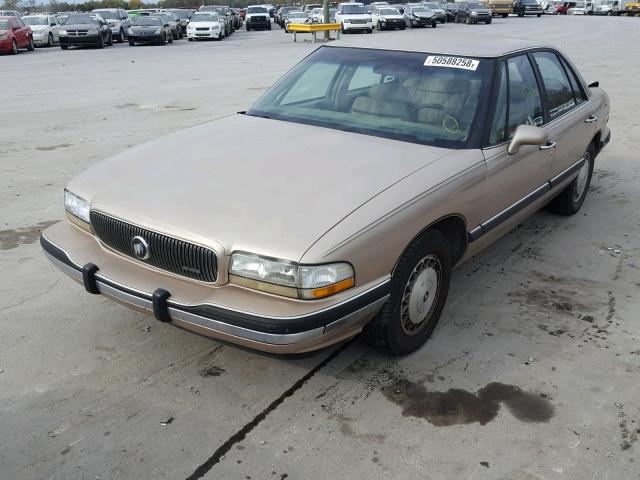 1G4HP52L3SH462104 - 1995 BUICK LESABRE CU GOLD photo 2