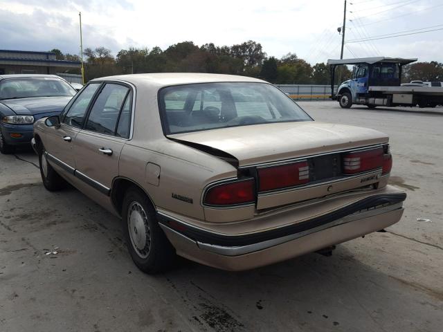 1G4HP52L3SH462104 - 1995 BUICK LESABRE CU GOLD photo 3