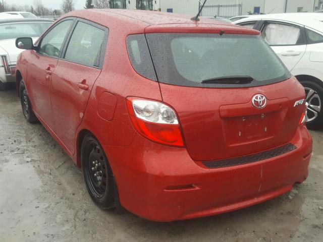 2T1KU4EE2DC088361 - 2013 TOYOTA COROLLA MA RED photo 3