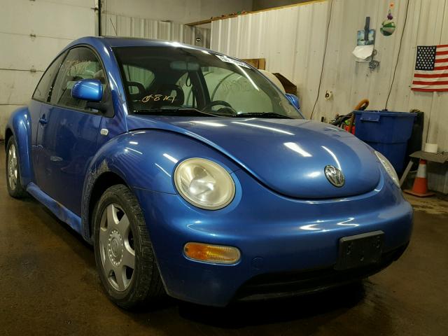 3VWCC21C0YM404978 - 2000 VOLKSWAGEN NEW BEETLE BLUE photo 1