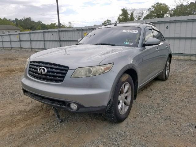 JNRAS08W35X218133 - 2005 INFINITI FX35 GRAY photo 2