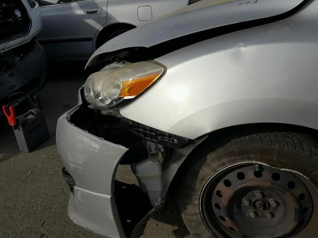 2T1KU40E69C150567 - 2009 TOYOTA COROLLA MA SILVER photo 9