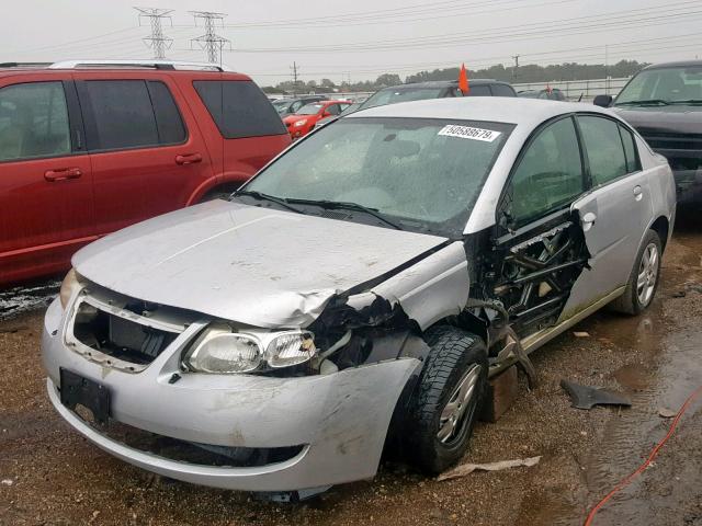 1G8AZ58F96Z192890 - 2006 SATURN ION LEVEL SILVER photo 2