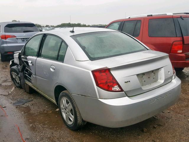 1G8AZ58F96Z192890 - 2006 SATURN ION LEVEL SILVER photo 3