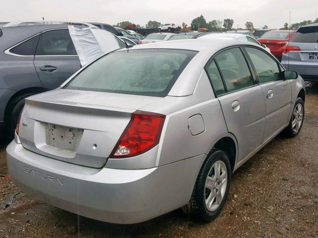 1G8AZ58F96Z192890 - 2006 SATURN ION LEVEL SILVER photo 4