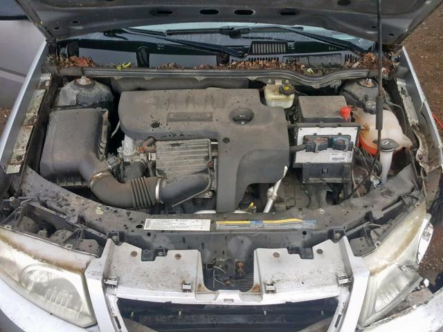 1G8AZ58F96Z192890 - 2006 SATURN ION LEVEL SILVER photo 7