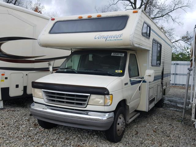 1FDKE30G9SHC00965 - 1995 FORD F-350 BEIGE photo 2