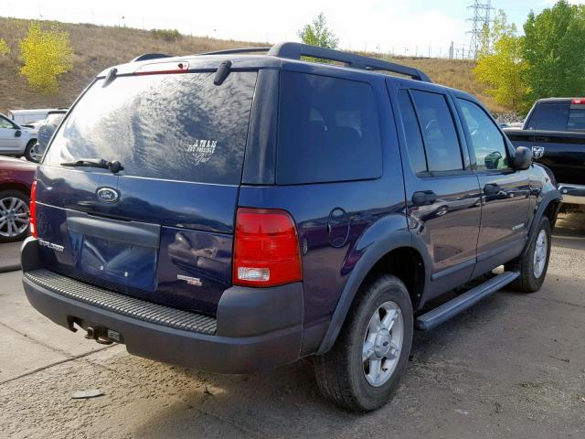 1FMZU72K15UB31095 - 2005 FORD EXPLORER X BLUE photo 4