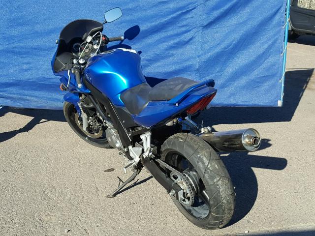 1S1VP53A562102100 - 2006 SUZUKI SV650 BLUE photo 3