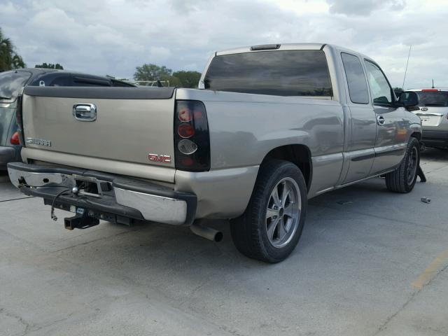 2GTEC19V631246108 - 2003 GMC NEW SIERRA TAN photo 4