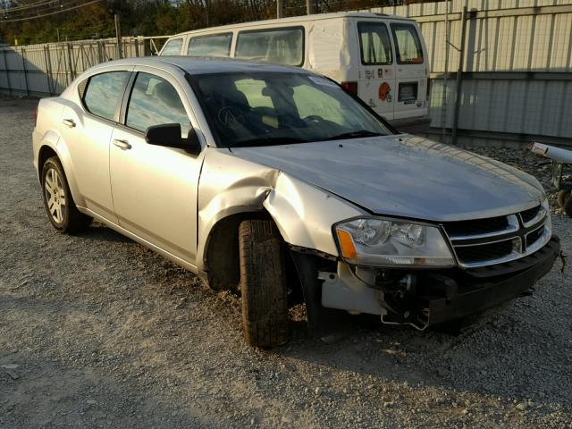 1B3BD4FB6BN609243 - 2011 DODGE AVENGER EX SILVER photo 1