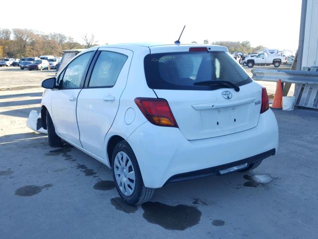 VNKKTUD36HA084902 - 2017 TOYOTA YARIS L WHITE photo 3