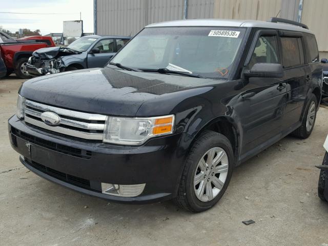 2FMGK5BC9BBD32514 - 2011 FORD FLEX SE BLACK photo 2