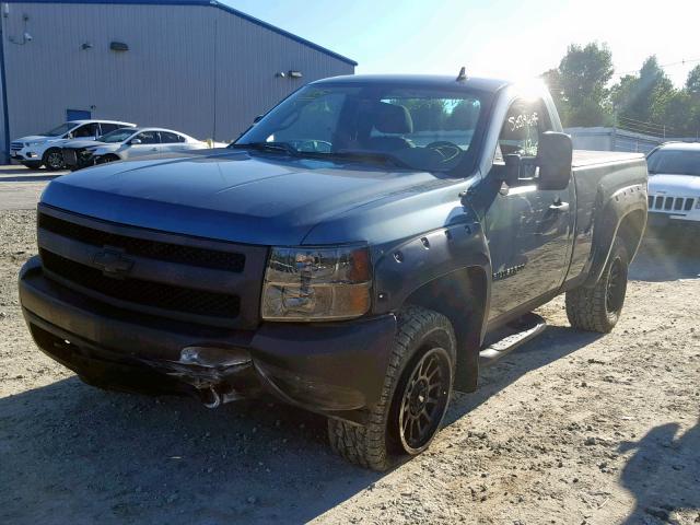 1GCEK14X58Z206824 - 2008 CHEVROLET SILVERADO BLUE photo 2