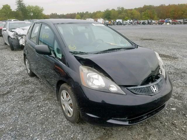 JHMGE8H2XAS013041 - 2010 HONDA FIT BLACK photo 1