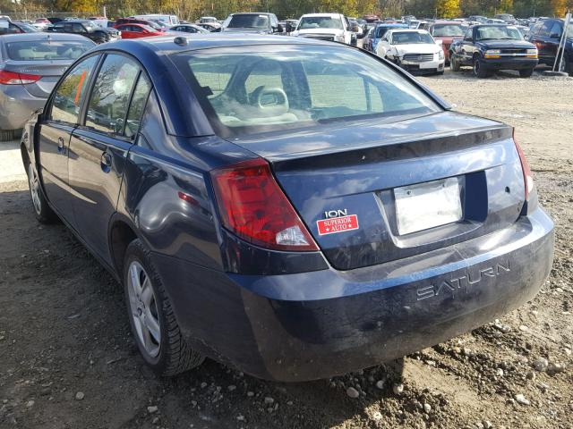1G8AJ55F07Z152257 - 2007 SATURN ION LEVEL BLUE photo 3