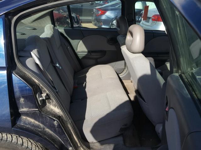 1G8AJ55F07Z152257 - 2007 SATURN ION LEVEL BLUE photo 6