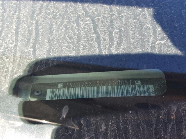 1GNDV33187D200031 - 2007 CHEVROLET UPLANDER L Gümüş foto 10