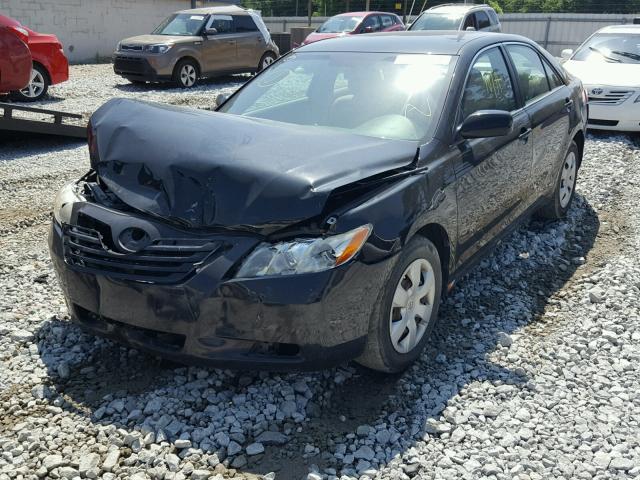 4T1BE46K28U226647 - 2008 TOYOTA CAMRY CE BLACK photo 2