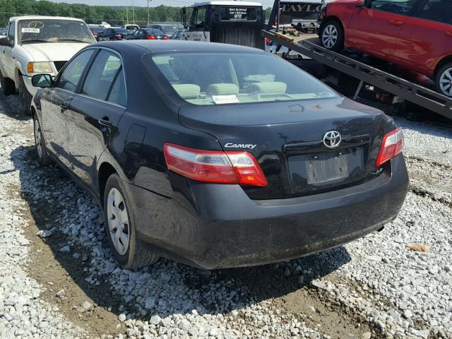 4T1BE46K28U226647 - 2008 TOYOTA CAMRY CE BLACK photo 3