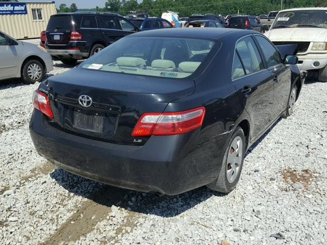 4T1BE46K28U226647 - 2008 TOYOTA CAMRY CE BLACK photo 4