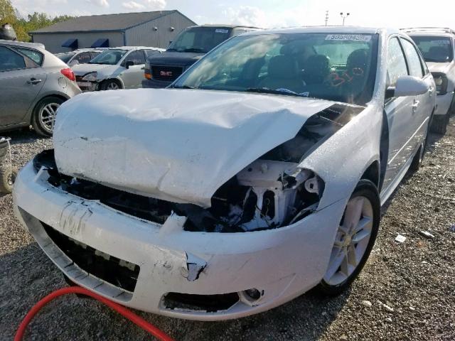 2G1WC5E38F1124430 - 2015 CHEVROLET IMPALA LIM WHITE photo 2